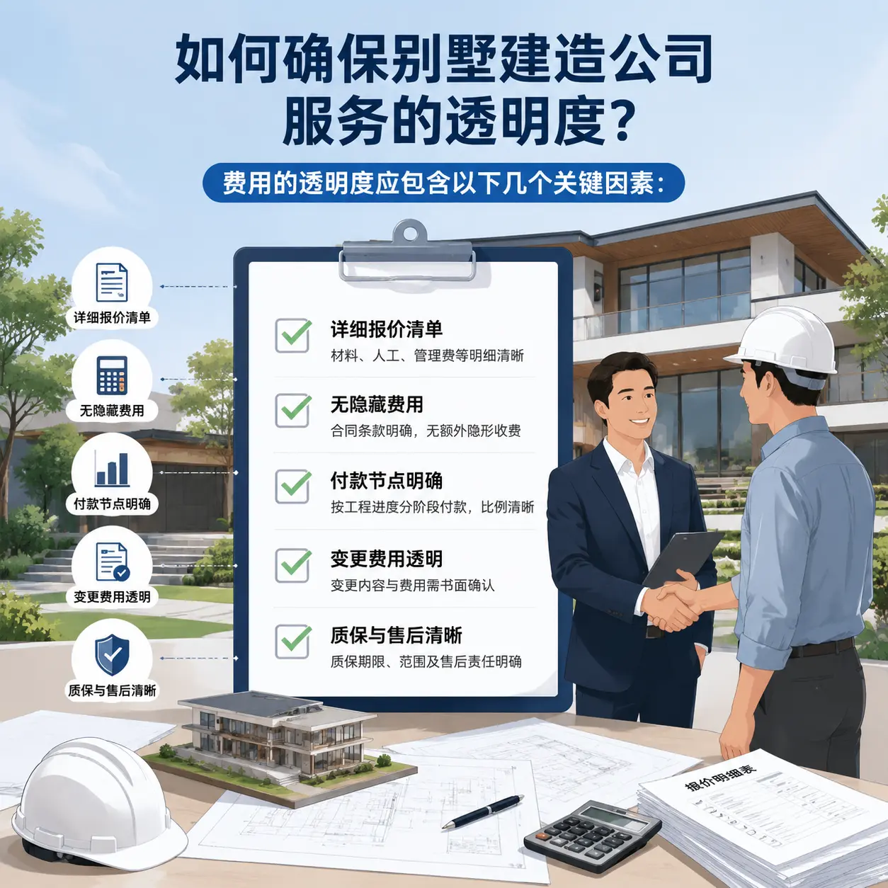 在 红花岗 如何确保别墅建造公司服务的透明度?