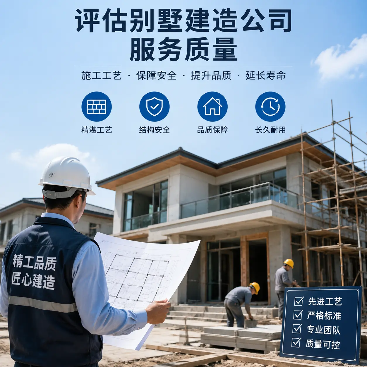 如何评估 红花岗 别墅建造公司的服务质量?