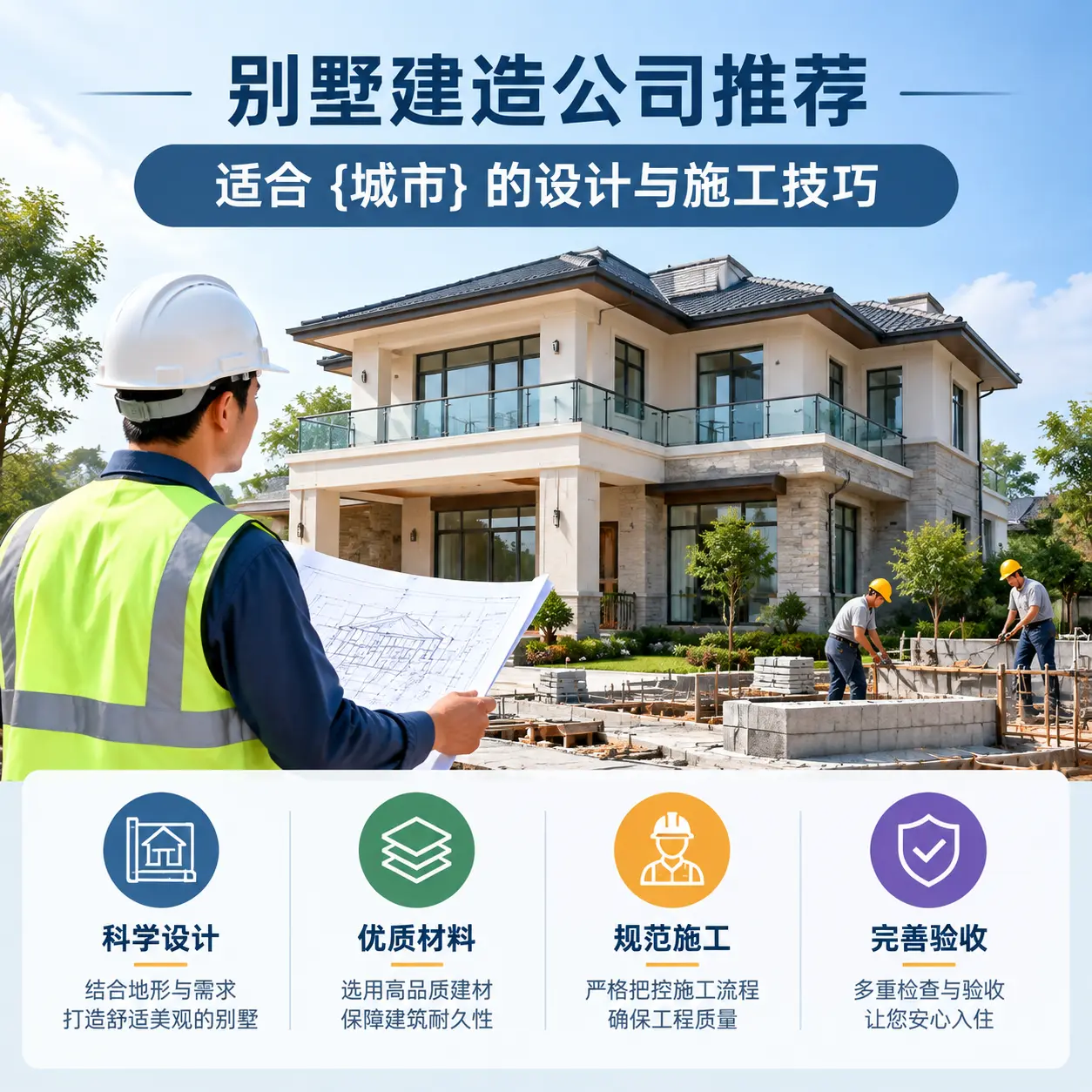 别墅建造公司推荐:适合 红花岗 的设计与施工技巧