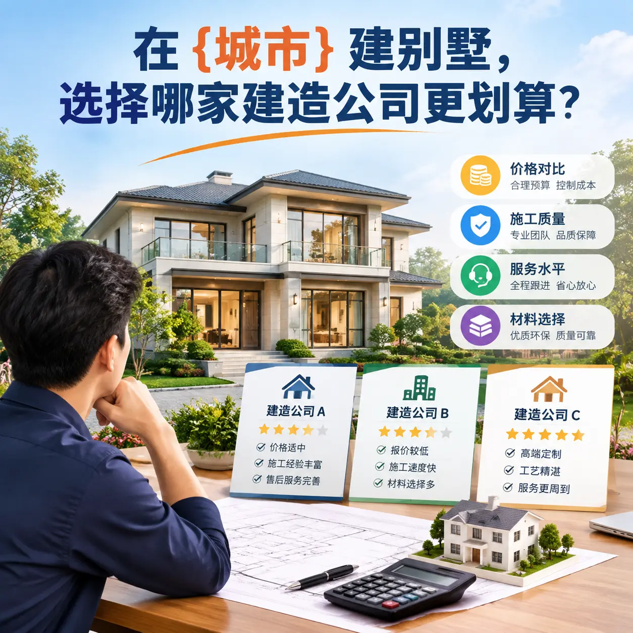 在 红花岗 建别墅,选择哪家建造公司更划算?