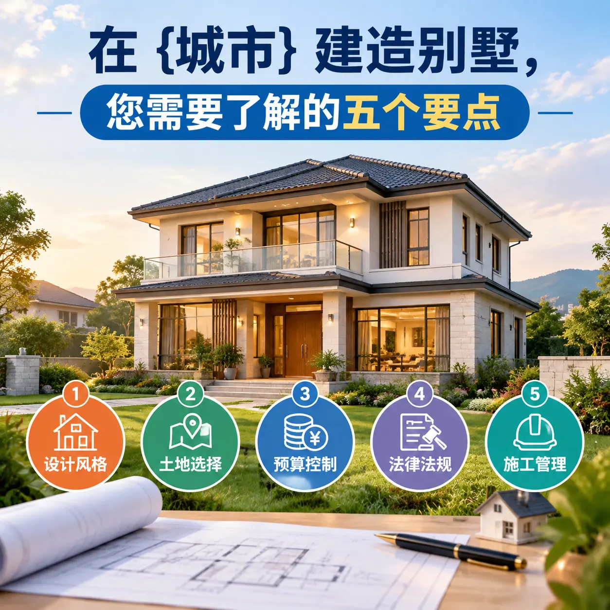 在 红花岗 建造别墅，您需要了解的五个要点