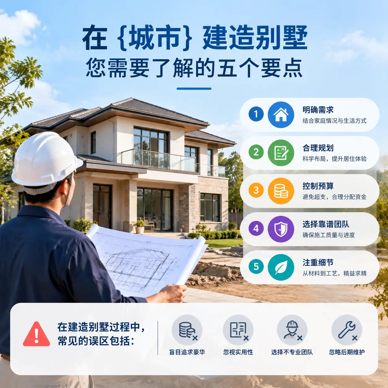在 红花岗 建造别墅，您需要了解的五个要点