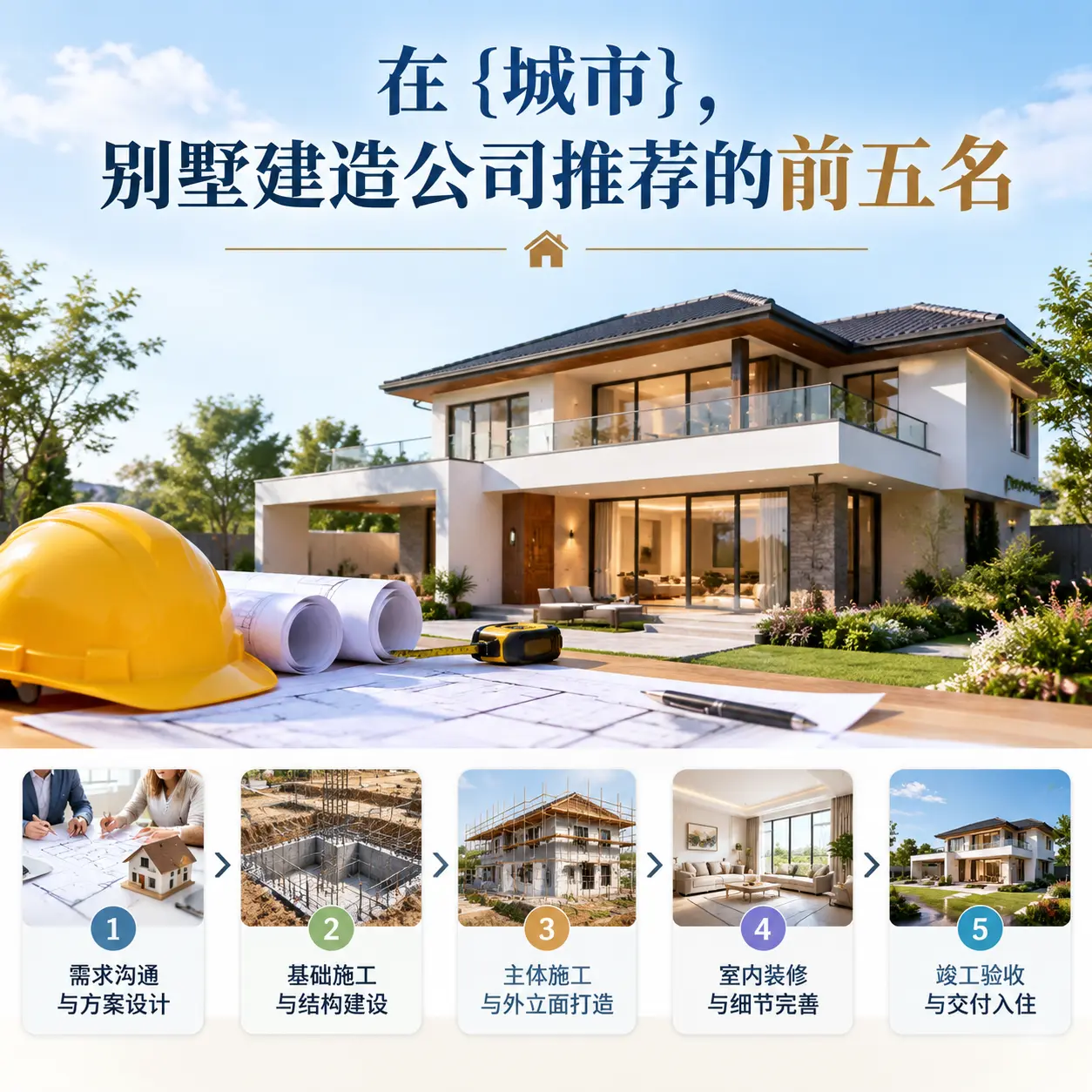 在 红花岗，别墅建造公司推荐的前五名