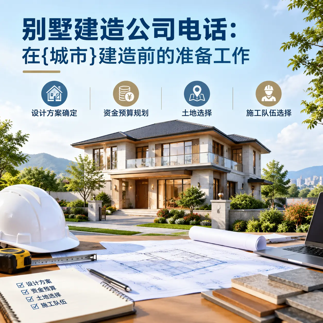 别墅建造公司电话:在红花岗建造前的准备工作