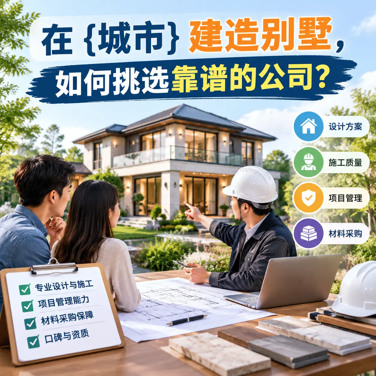 在 红花岗 建造别墅,如何挑选靠谱的公司?