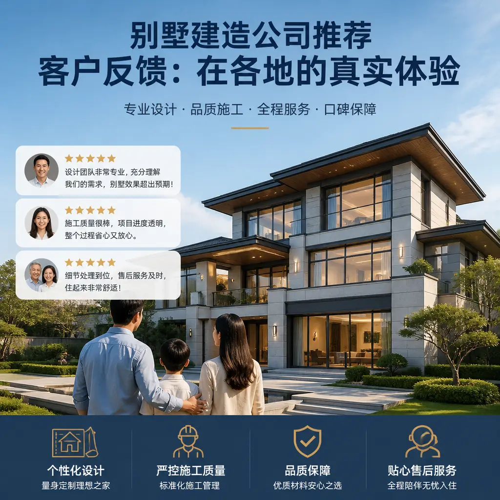 别墅建造公司推荐的客户反馈:在 红花岗 的真实体验