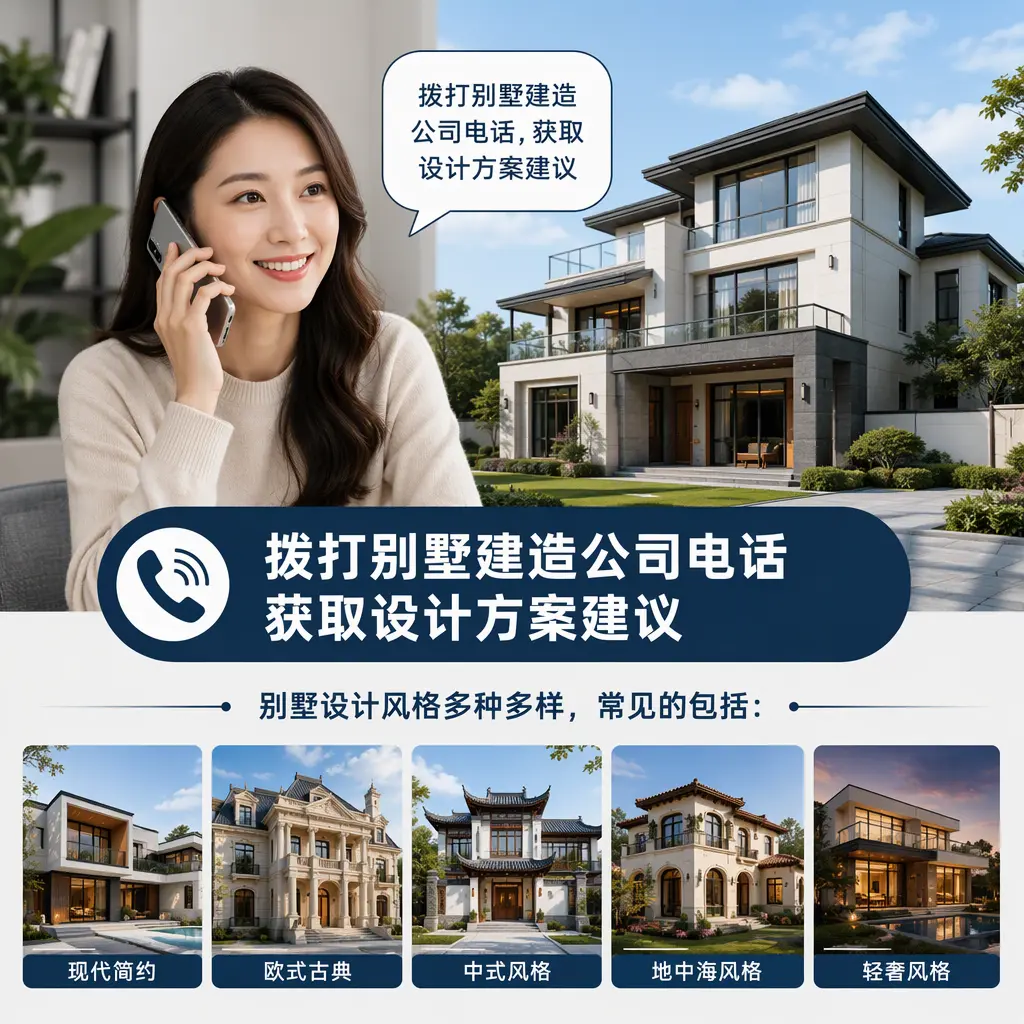 拨打红花岗别墅建造公司电话,获取设计方案建议