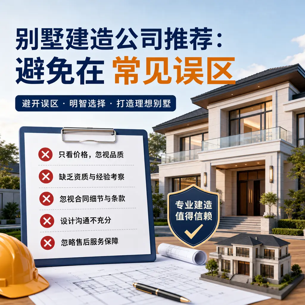 别墅建造公司推荐:避免在 红花岗 的常见误区