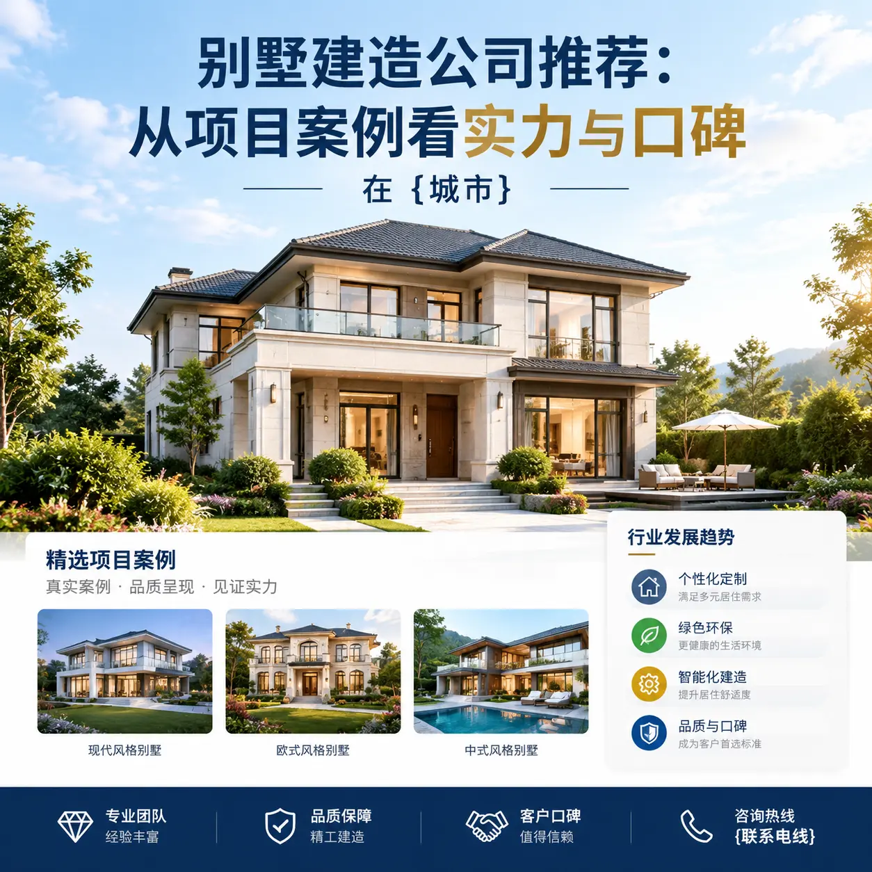 别墅建造公司推荐：从项目案例看实力与口碑在 红花岗