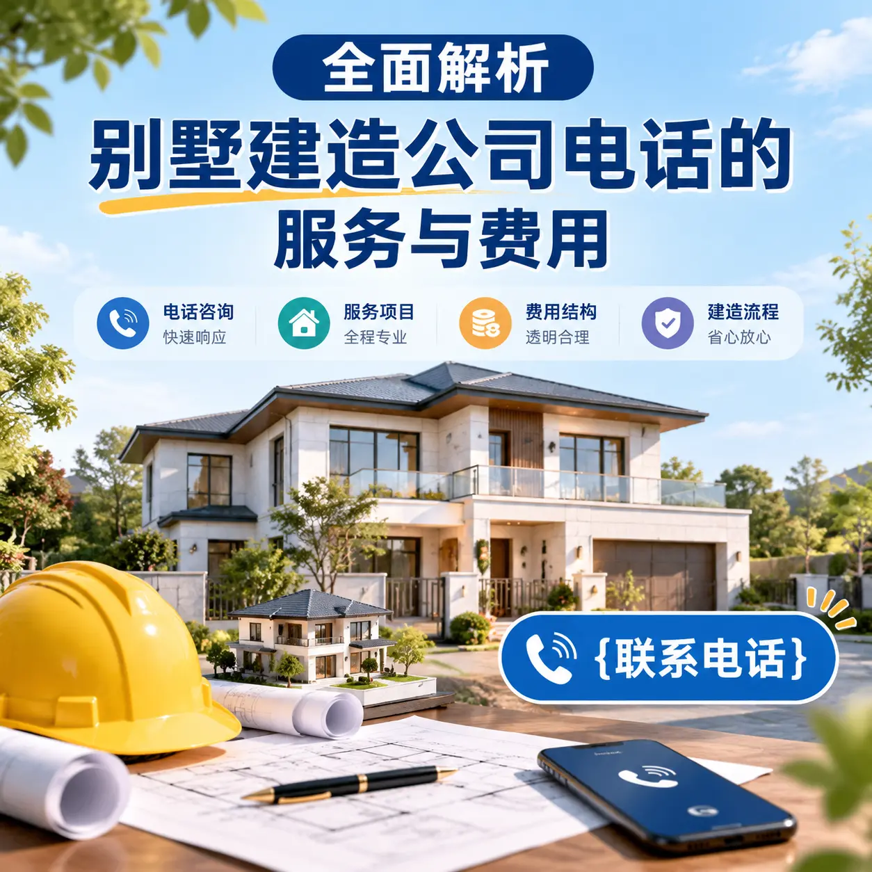 全面解析红花岗别墅建造公司电话的服务与费用