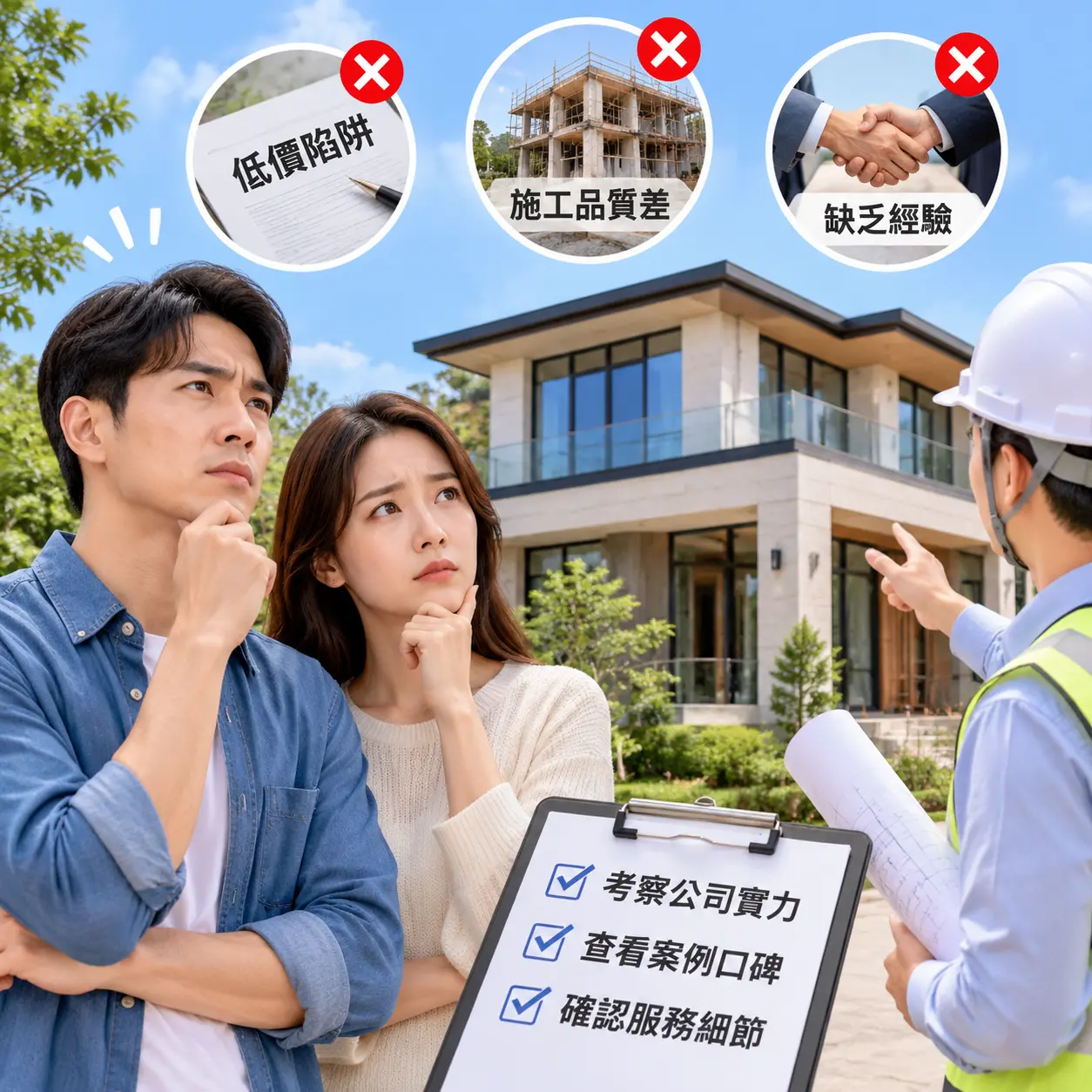如何在 红花岗 选择最佳别墅建造公司推荐？